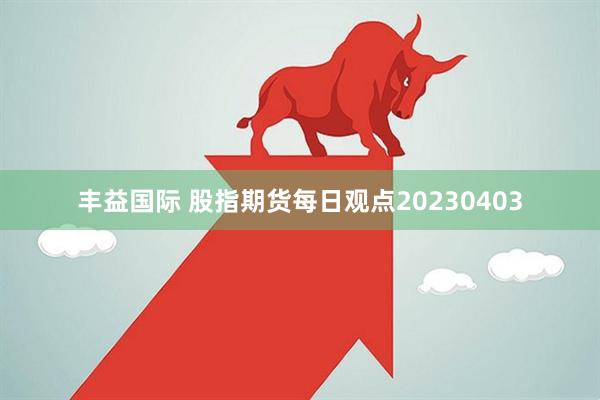 丰益国际 股指期货每日观点20230403